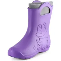Ladeheid Femmes plumeuses Eva Bottes de pluie fourrées LA-CA-12 (Lilla, 40/41 EU)