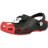 Crocs Sabots 'Mickey Mouse' rouge feu / noir / blanc