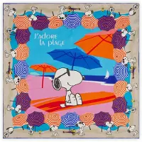 Codello Foulard 'J’ADORE LA PLAGE' bleu