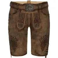 Spieth & Wensky Pantalon folklorique 'Marc' brun foncé