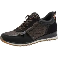 Marco Tozzi Baskets basses bronze / noir