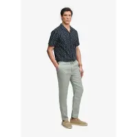 Superdry Homme Pantalon en Lin Merchant Green Taille: XS