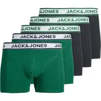 Jack & Jones Nolan Solid Trunks Plus Size Boxers 5 Units Vert,Bleu 5XL Homme