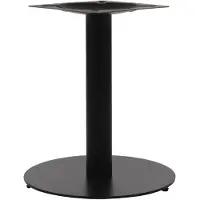 Stema Piètement de table en métal SH-5001-5/L, pour bureau, hôtel, restaurant, diamètre 45 cm, hauteur 57,5 cm, noir