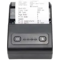 INF Imprimante Thermique de Reçus 58mm USB + Bluetooth - Solution d'Impression POS Portable Black