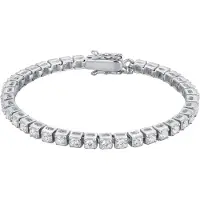 KUZZOI Bracelet 'Tennisarmband' argent