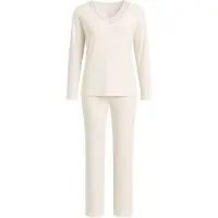 Goldenbay Pyjama 'Plumeria' ivoire