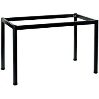 Stema Structure en métal avec pied rond, NY-A057/O, diamètre du pied 5 cm, dimensions 76x76x72,5 cm, noir