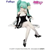 Hatsune Miku Noodle Stopper PVC Statue Flower Fairy White Rose 14 cm