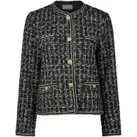 White Label Blazer or / noir