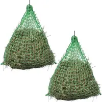 vidaXL Filets à foin 4 pcs. Rond 0,75x0,5 m PP