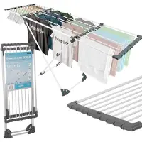 Massido Ursula 20mb sèche-linge télescopique avec roues