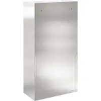 vidaXL Boîte aux lettres de dépôt 44x22x82 cm Acier inoxydable