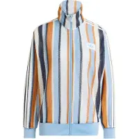 Adidas Cardigan 'Firebird' marine / bleu clair / orange chiné / blanc cassé