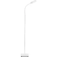 B.K.Licht lampe sur pied LED 8W réglable tête flexible choix lumière blanc chaud neutre froid TOUCH lampadaire moderne salon bureau chambre