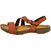 Art pour femme. 110453MH0003_006 Sandales en cuir 1045 I Breathe orange (36), Plat, Boucle, Casuel