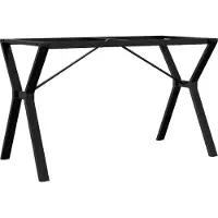 vidaXL Châssis de table de salle à manger en forme de Y 120x60x73 cm Acier