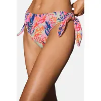 Love & roses Bas de bikini bleu foncé / vert pastel / orange / rose