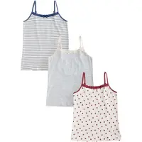 Next Maillot de corps beige clair / bleu foncé / gris clair / rouge