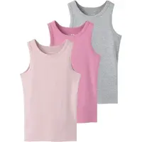 TWO SOON Haut gris / rose pastel / rose clair