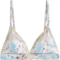 Next Hauts de bikini beige / bleu clair / mauve / blanc