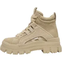 Buffalo Bottines à lacets 'Aspha NC' beige
