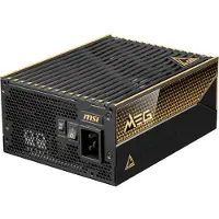 MSI Meg Ai1600t 3.1 Pcie 5.1 1600w 80 Plus Titanium Modular Power Supply Noir One Size / EU Plug 220V