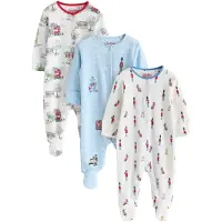 Next Pyjama bleu ciel / vert / rouge / blanc