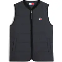Tommy Hilfiger Gilet 'Lightweight Down Quilted' bleu marine / graphite / rouge / blanc