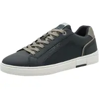 Marco Tozzi Baskets basses bleu marine / greige