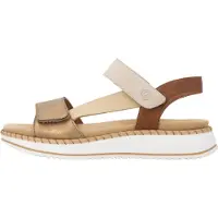 Remonte Sandales beige / beige foncé / marron