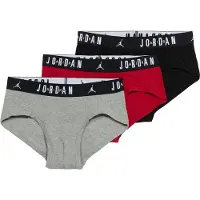 Jordan Sous-vêtements gris chiné / rouge / noir / blanc