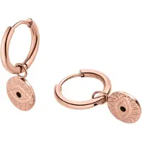 Purelei Boucles d'oreilles 'Eye' or rose
