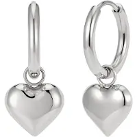 GOOD.designs Boucles d'oreilles 'Herz' argent