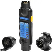 DeWalt Testeur de prise de remorque Orno + adaptateurs