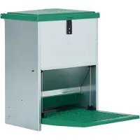 vidaXL Mangeoire automatique pour volaille avec pédale 12 kg