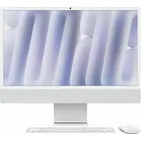 Apple iMac 24 Pouces M4 (CPU 10 Cœurs/GPU 10 Cœurs) 16 Go/256 Go Argent AZERTY