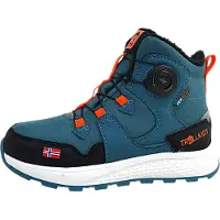 TROLLKIDS Chaussures pour enfants, bottes d'hiver pour garçons, bottes montantes, couleur turquoise, chaussures de loisirs
