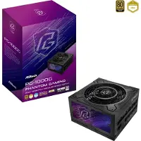 Asrock Phantom Gaming Pg-1000g 1000w 3.1 80 Plus Gold Modular Power Supply Violet One Size / EU Plug 220V