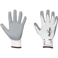 Ansell Gants HyFlex 11-800 taille 10 blanc/gris EN 388 EPI catégorie II (10)