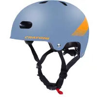 Cratoni Casque Enfant C-mate Jr. Pétrole/orange Matallic Mat - S/m (54-58cm)