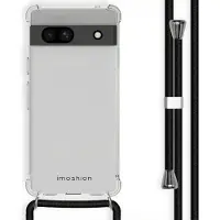 IMoshion Coque arrière Transparente avec cordon pour Google Pixel 7a - Noir