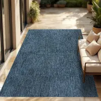 Paco Home In & Outdoor Tapis tissé plat uni moderne résistant aux intempéries pour terrasse cuisine Dimension 160x220 cm