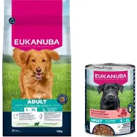 Eukanuba croquettes pour chiens, adultes de grandes races, agneau & riz, 12 kg