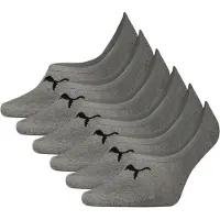 Puma Chaussettes de sport gris / noir