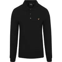 Lyle & Scott Polo Manches Longues Noir