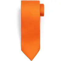 Suitable Cravate Orange Soie