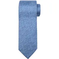 Suitable Cravate en Soie Bleue K81-2 Bleu