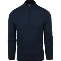 Suitable Merino Half Zip Sweater Marine