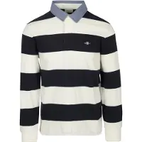 Gant T-Shirt bleu marine / bleu clair / blanc